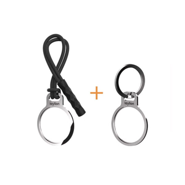 Stainless Airtag Holder With 1-Loop And 1-Keyring
